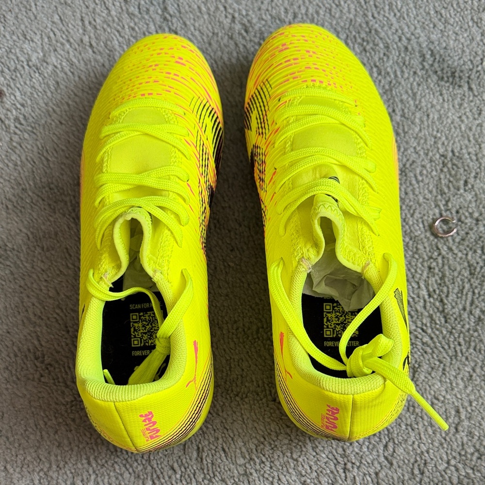 Puma Kids Neon Yellow Sneakers